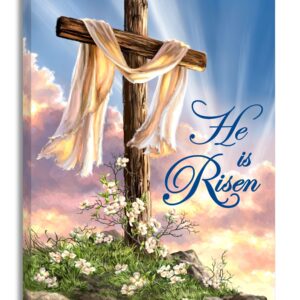 He Is Risen Canvas Wall…