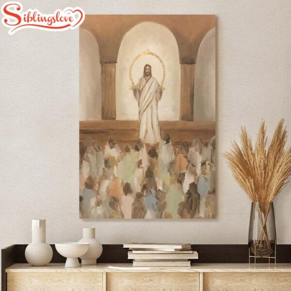 He Taught The Truths Of Eternity Canvas Wall Art