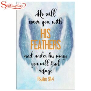 He Will Cover You With…