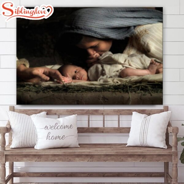 His Hands Canvas Wall Art