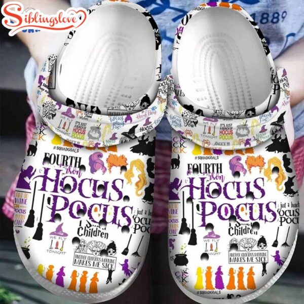 Hocus Pocus Sanderson Sisters Icon Patterns Halloween Clogs Shoes Cartoon Clogs