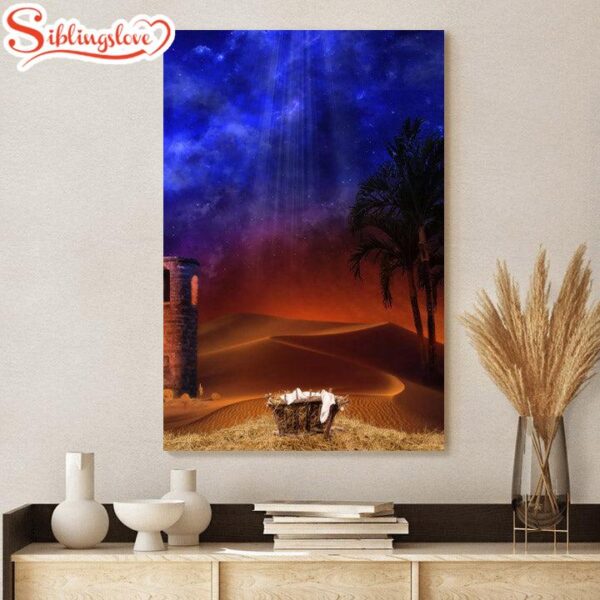 Holy Night Portrait Canvas Wall Art