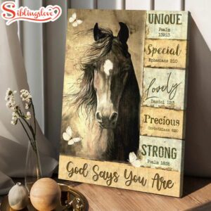 Horse Yellow Background God Says…