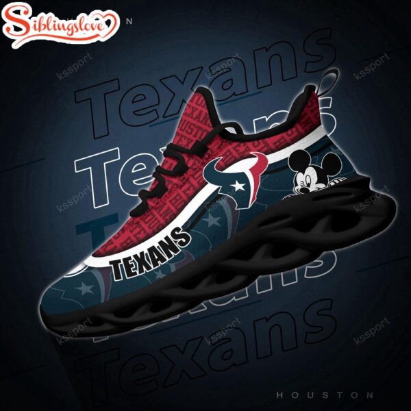 Houston Texans NFL Football Team Max Soul Shoes Gift For Men Women