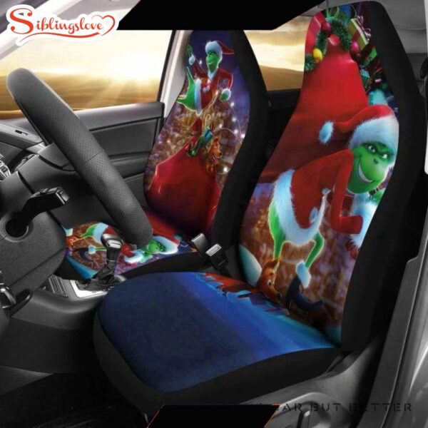 How The Grinch Stole Christmas  Cartoon Seat Cover Car Decor ers Decor For