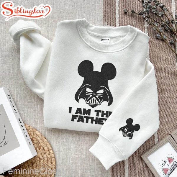 I Am The Father Embroidered Sweatshirt Fashion Style