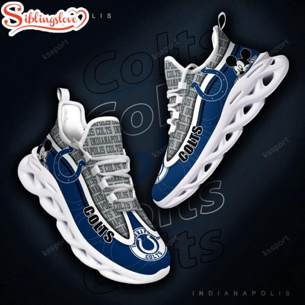 Indianapolis Colts NFL Football Team Max Soul Shoes Gift For Men Women