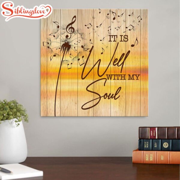 It Is Well With My Soul Canvas Wall Art