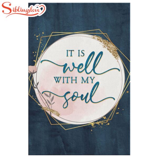 It Is Well With My Soul Christian Hymn Lyrics Canvas Wall Art Prints