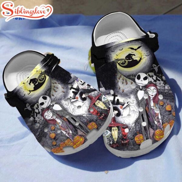 Jack Sally And Zero Oogie Boogie Shadow Moon Halloween Clogs Shoes Cartoon Clogs