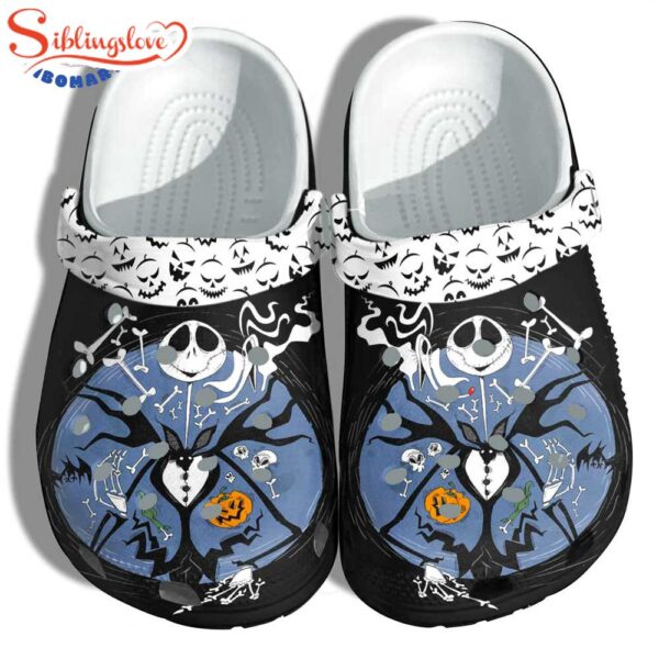 Jack Skellington and Zero Halloween Clogs Shoes Cartoon Clogs