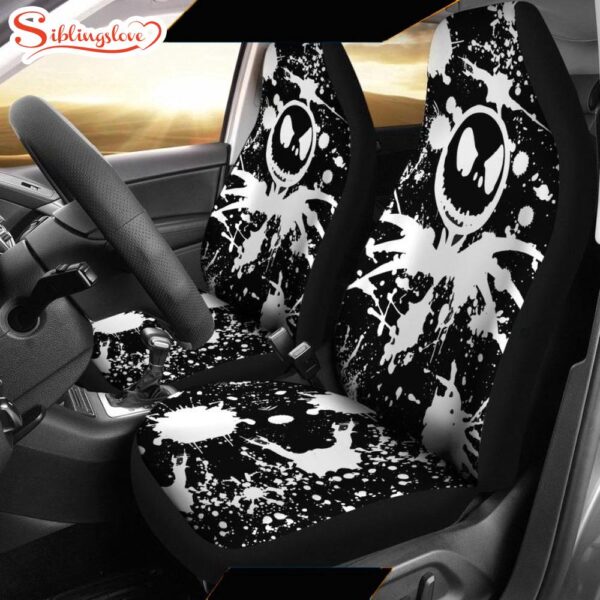 Jack Skellington  Cartoon Seat Cover Car Decor ers Nightmare Before Christ