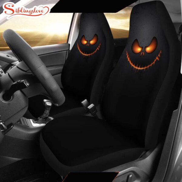 Jack Skellington Face  Cartoon Seat Cover Car Decor ers