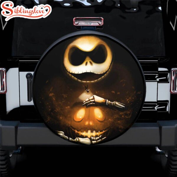 Jack Skellington Halloween Car Spare Tire Covers Gift For Campers