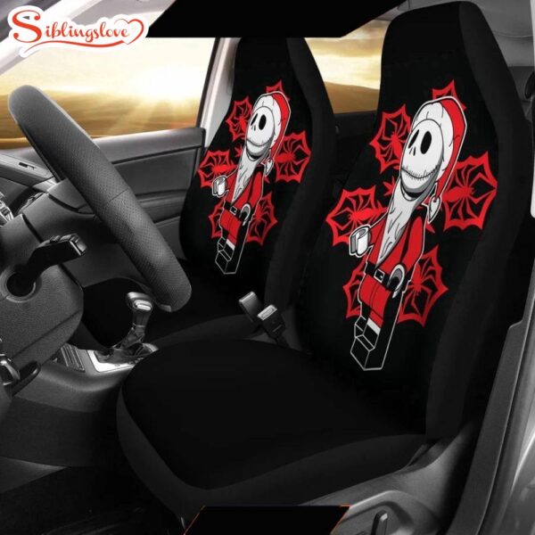 Jack Skellington Logo The Nightmare Before Christmas  Cartoon Seat Cover Car Decor