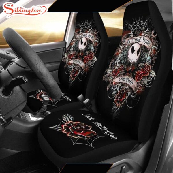 Jack Skellington Nightmare Before Christmas  Cartoon Seat Cover Car Decor