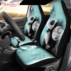 Jack Skellington & Sally Love Disney Cartoon  Cartoon Seat Cover Car Decor