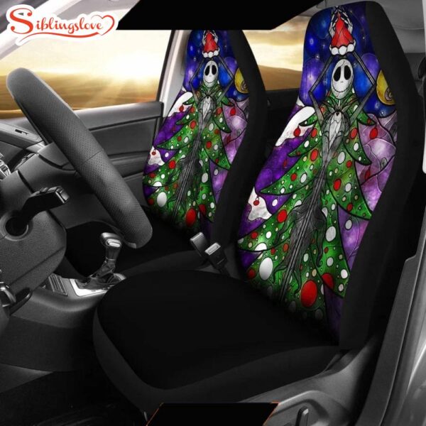 Jack Skellington Seat Covers The Nightmare Before Christmas  Cartoon Seat Cover Car Decor