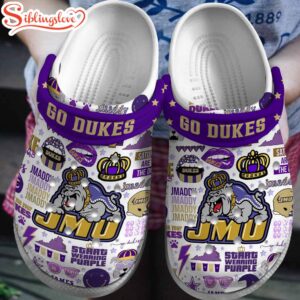 James Madison Dukes NCAA Sport Clogs Shoes Comfortable For Men Women