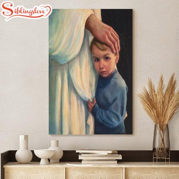 Jesus And A Child Picture Fear Not Canvas Wall Art