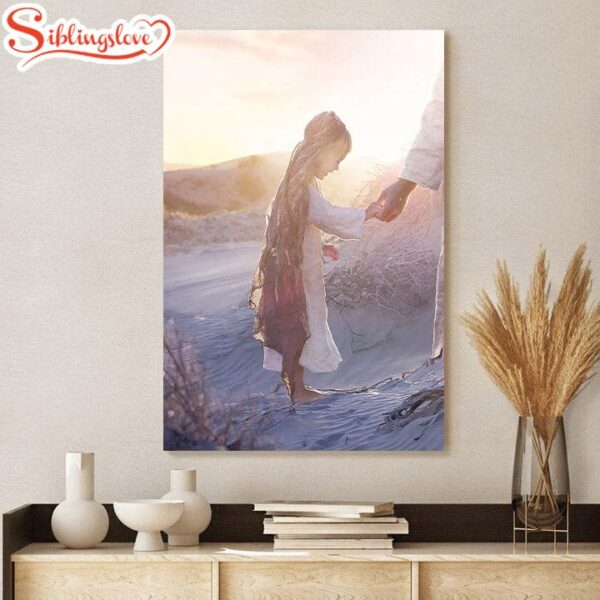 Jesus And A Child Picture Joy Canvas Wall Art