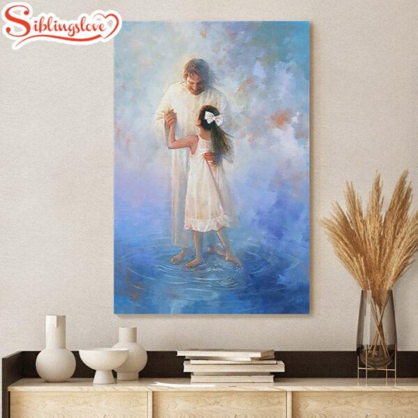 Jesus And A Child Picture The Dance Canvas Wall Art