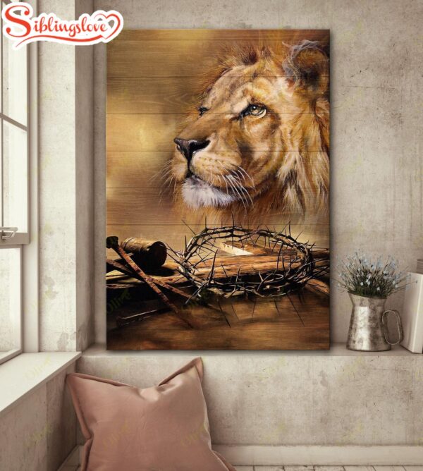 Jesus Beautiful Lion Easter Canvas Posters