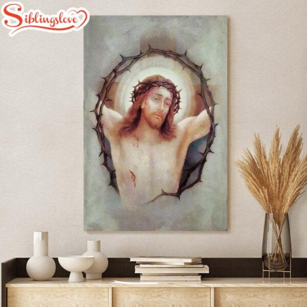 Jesus Christ After The Crucifixion Canvas Wall Art