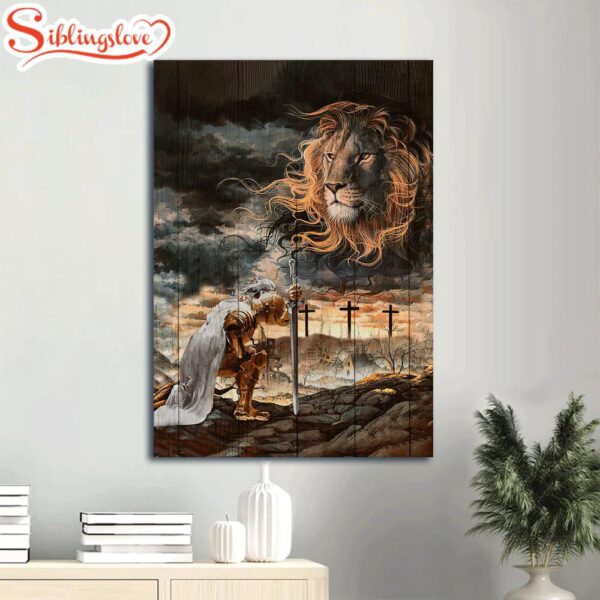 Jesus Christ Amazing Lion Face Warrior Jesus Painting Lion Of Judah Canvas Wall Art