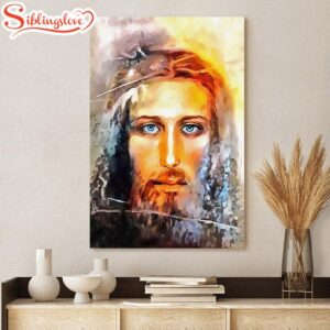 Jesus Christ Portrait Painting Canvas