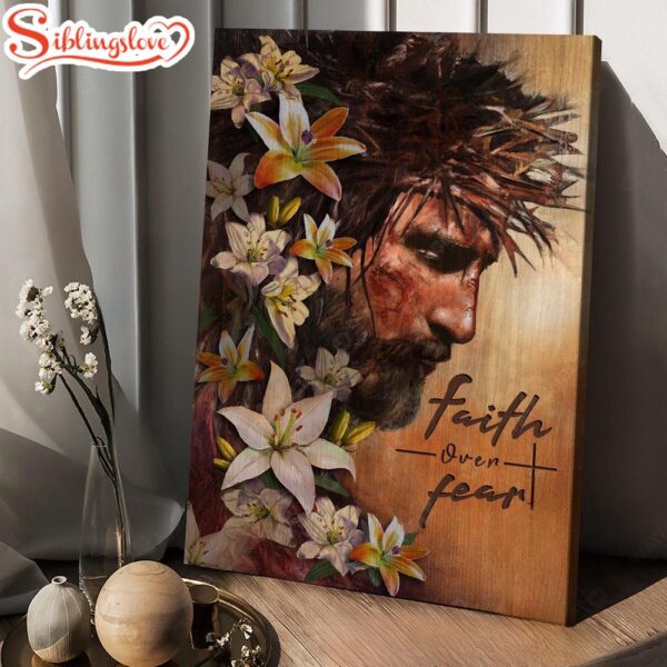 Jesus Faith Over Fair Canvas Poster Canvas Posters