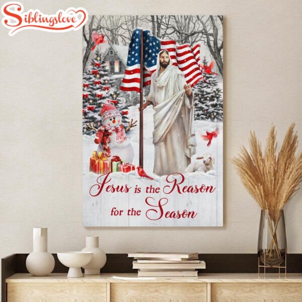 Jesus Is The Reason For The Season Canvas Happy Christmas Jesus Canvas God Canvas