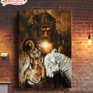 Jesus Lion And Sheep Faith…