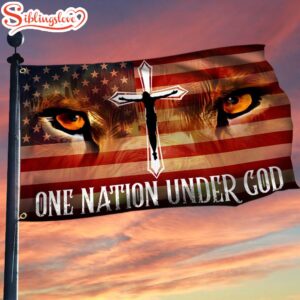 Jesus Lion Eyes One Nation…