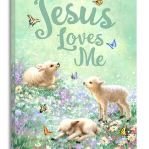 Jesus Loves Me Canvas Wall…