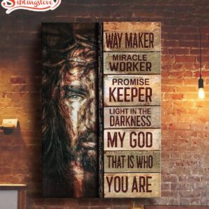 Jesus Painting Way Maker Miracle…