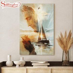 Jesus Praying Canvas Wall Art