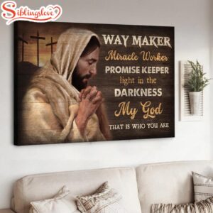 Jesus Praying Way Maker Miracle…