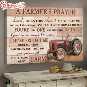 Jesus Vintage Red Farm Tractor…