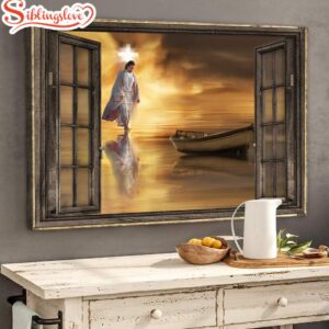 Jesus Walking On Water Canvas…