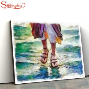 Jesus Walks On Water Painting…