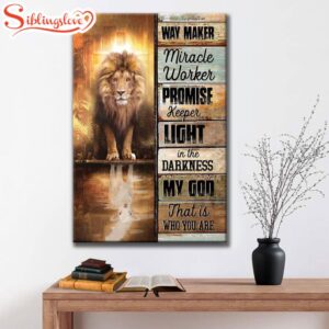 Jesus Way Maker Lion Of…