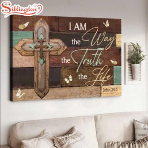 Jesus Wooden Cross I Am…