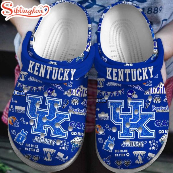 Kentucky Wildcats NCAA Sport Clogs Shoes Comfortable For Men Women