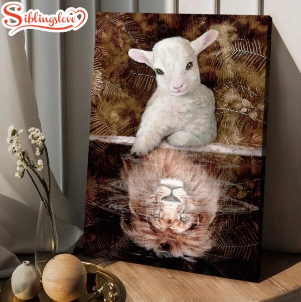 Lamb Lion King Animal Of Jesus Canvas Posters Canvas Wall Art