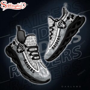 Las Vegas Raiders NFL Football Team Max Soul Shoes Gift For Men Women