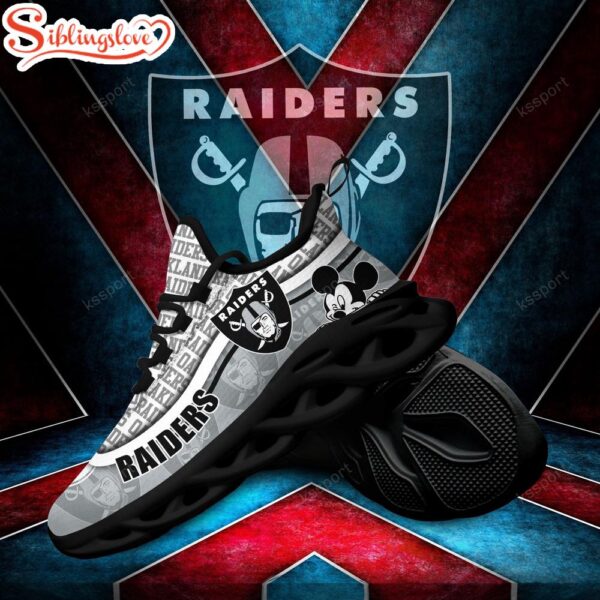 Las Vegas Raiders NFL Football Team Max Soul Shoes Gift For Men Women