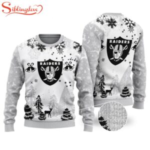 Las Vegas Raiders Special Christmas Ugly Sweater Design Holiday Edition