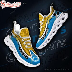 Los Angeles Chargers NFL Football Team Max Soul Shoes Gift For Men Women