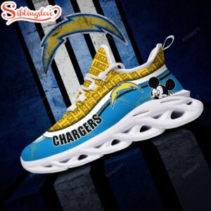 Los Angeles Chargers NFL Football Team Max Soul Shoes Gift For Men Women